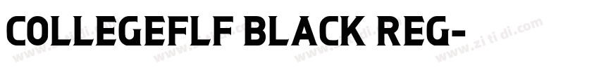 CollegeFLF Black Reg字体转换 CollegeFLF Black Reg字体转换